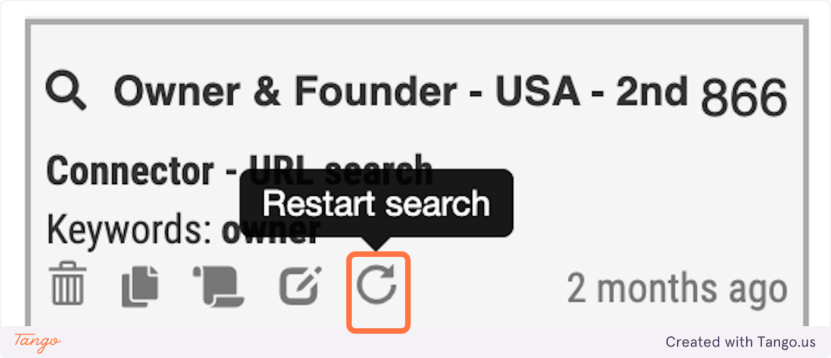 Click on the circle arrow 