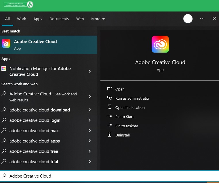 how to download acrobat pro using creative cloud