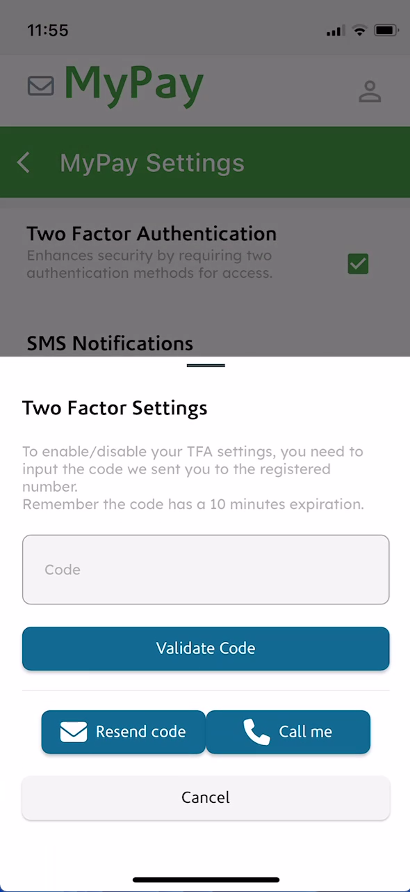 mypay tfa code.png