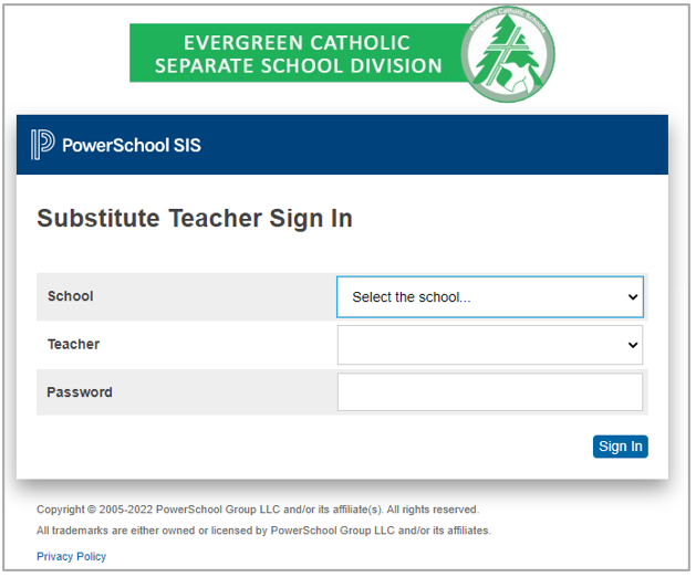 Substitute Teacher Login to PowerSchool (for Attendance Only) Guru