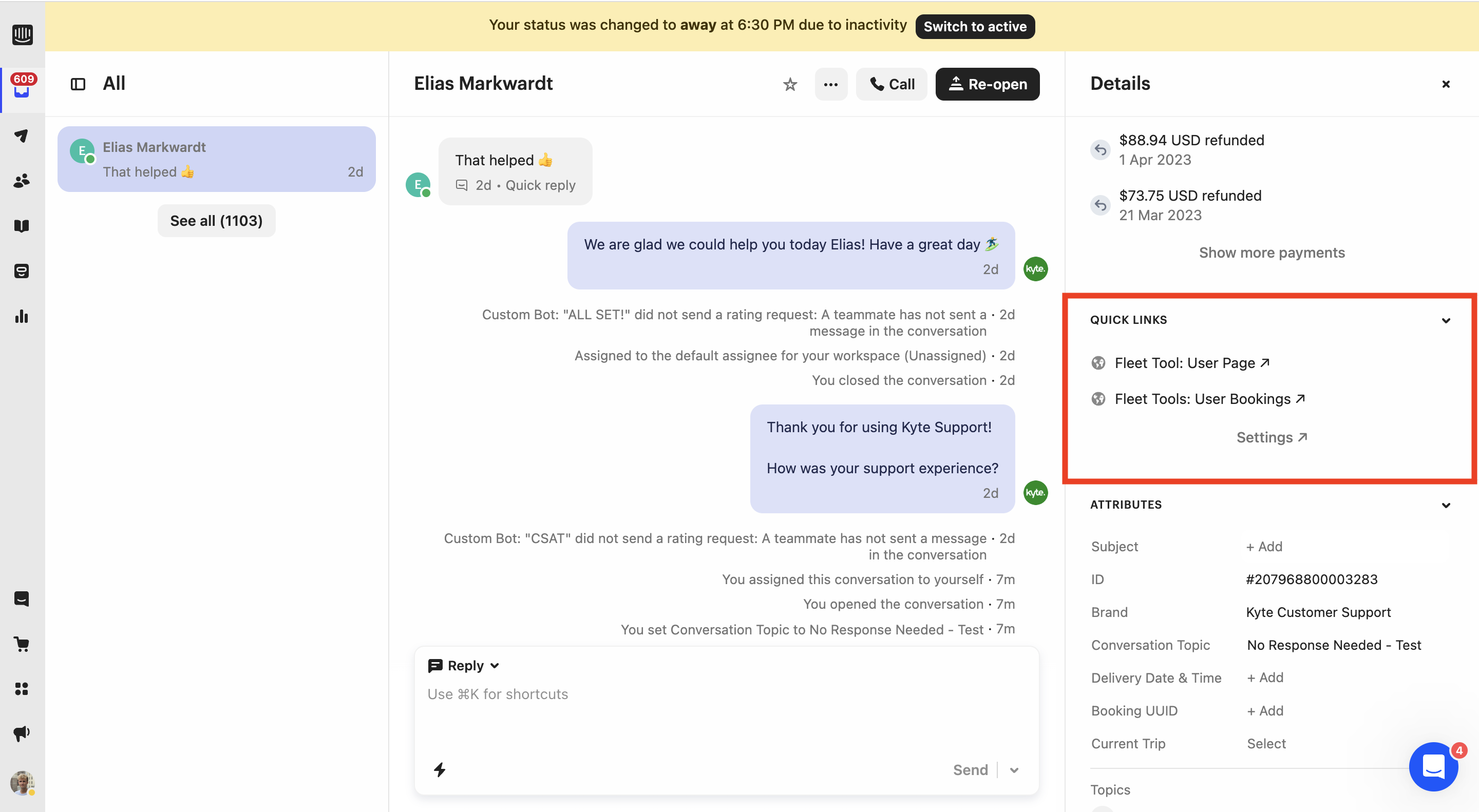 Inbox Information & Quick Links Guru