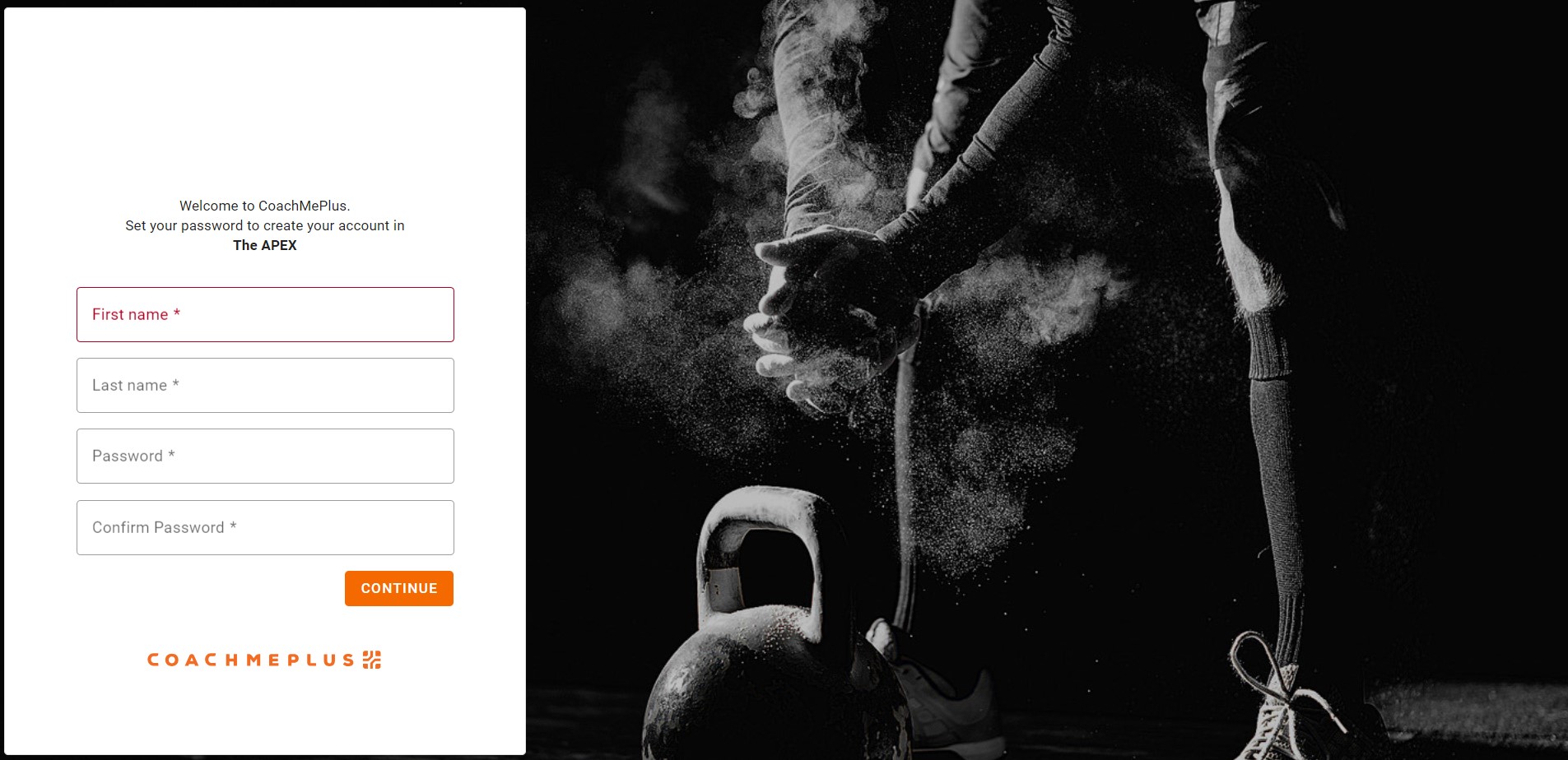 CMP first sign up page enter info .jpg