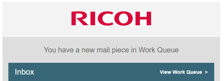 Screenshot of intelligent delivery alert