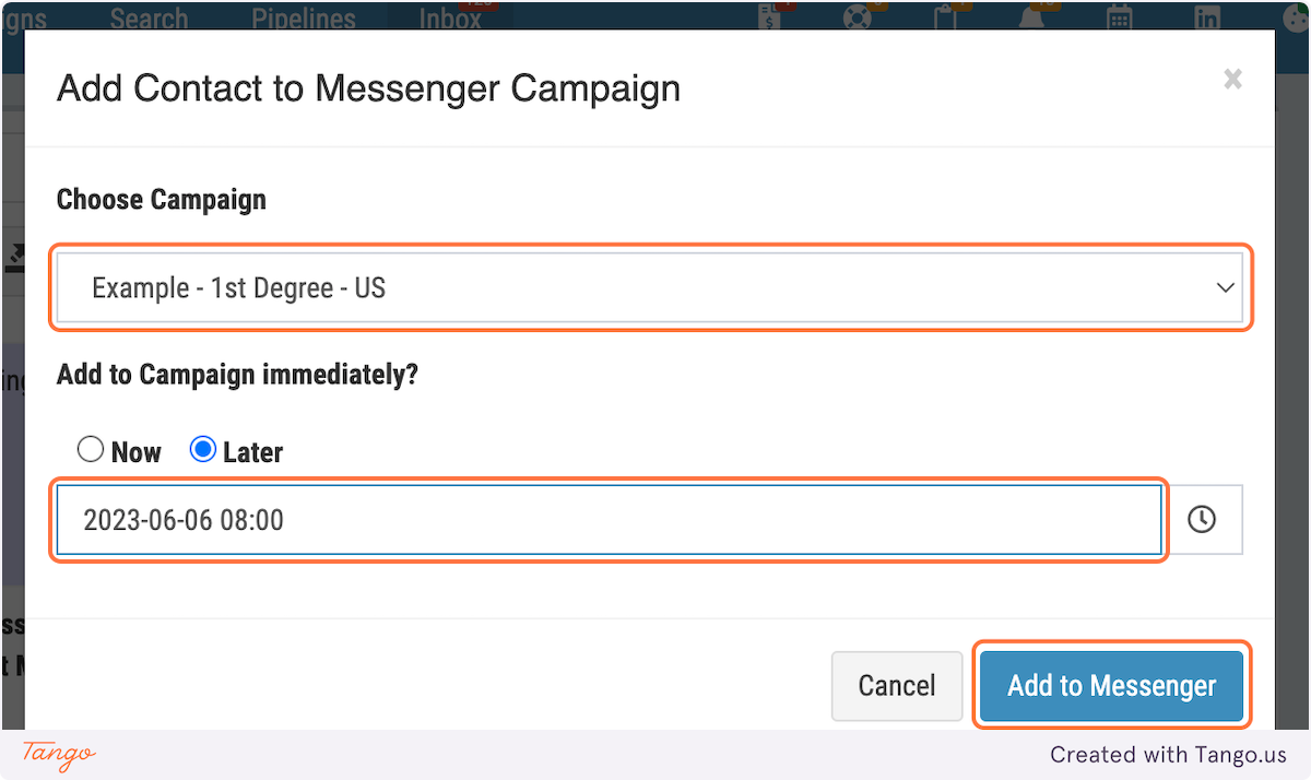 Messenger Campaigns