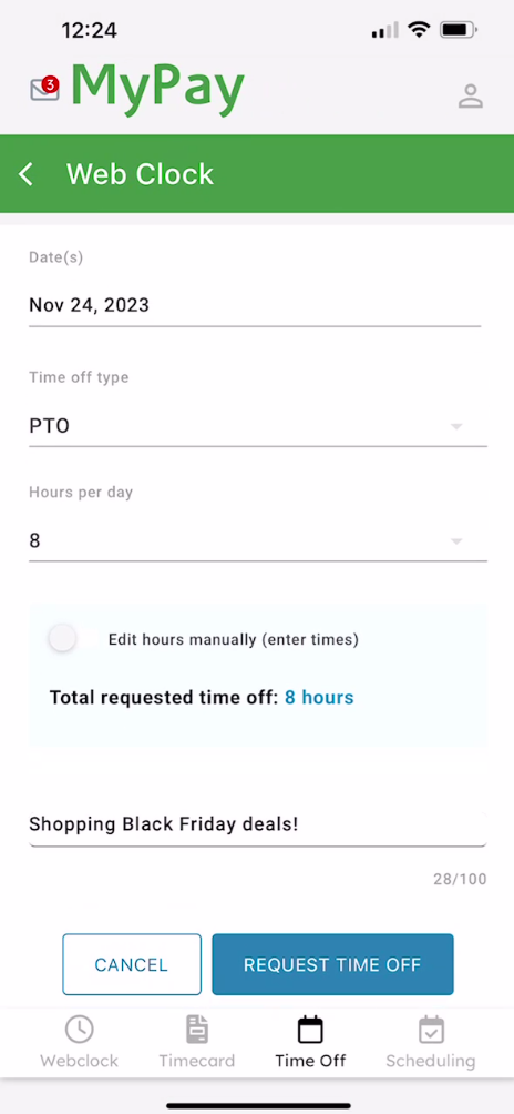 New MyPay web clock time off request.png