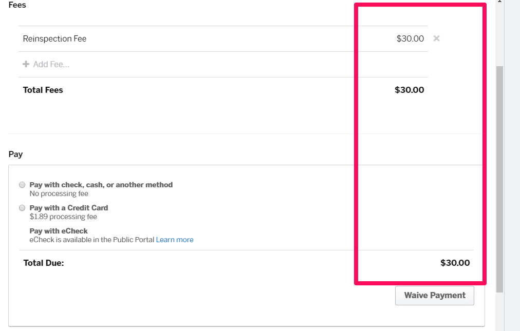 How to Manually Edit a Fee Amount Due on a PreExisting Record Guru