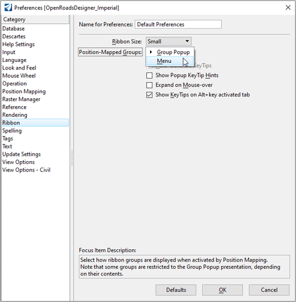 BP - OpenRoads Designer Shortcut Keys | Guru