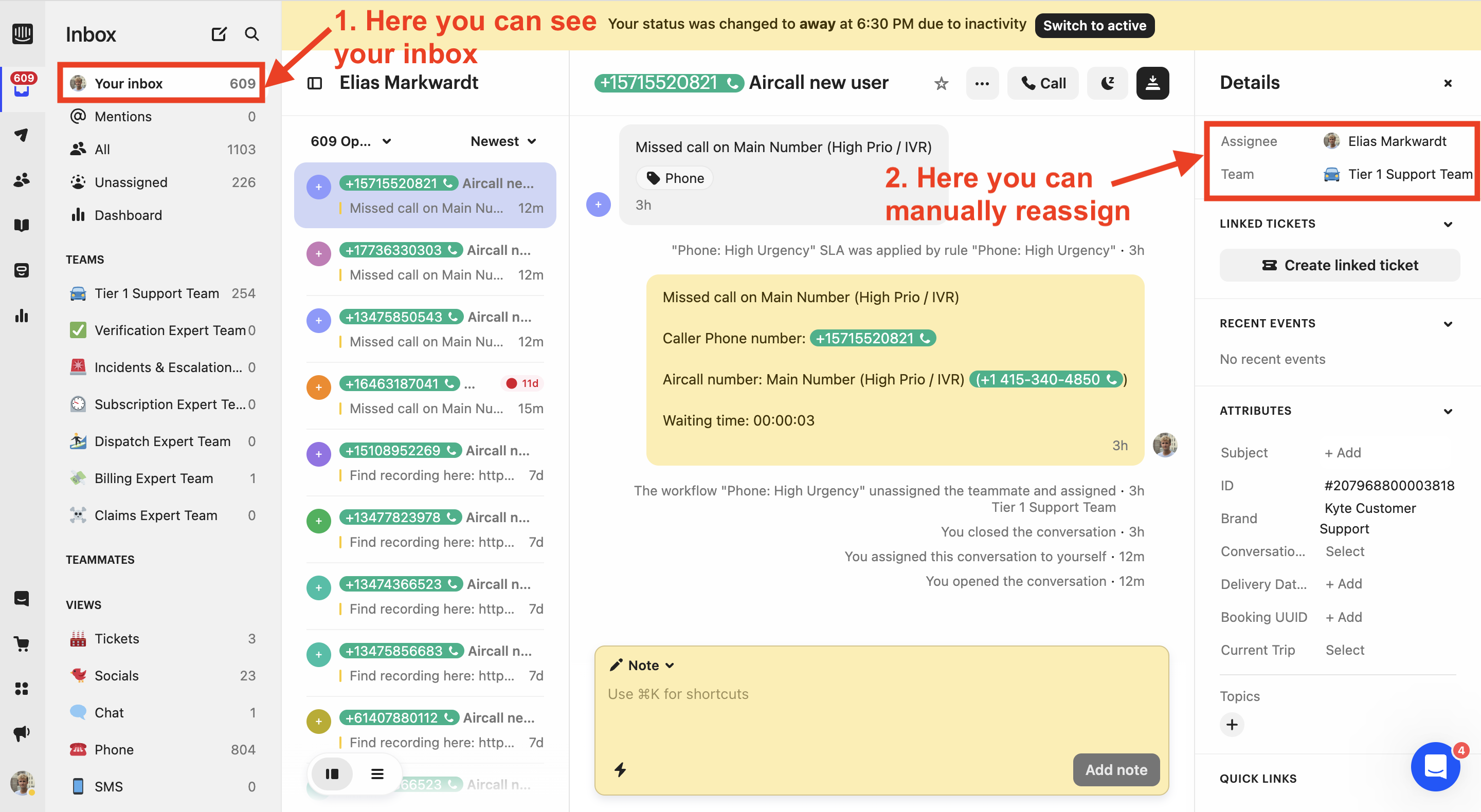 assignment rules intercom