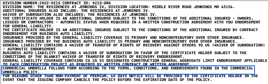 Umbrella follows form found in the Umbrella policy.png