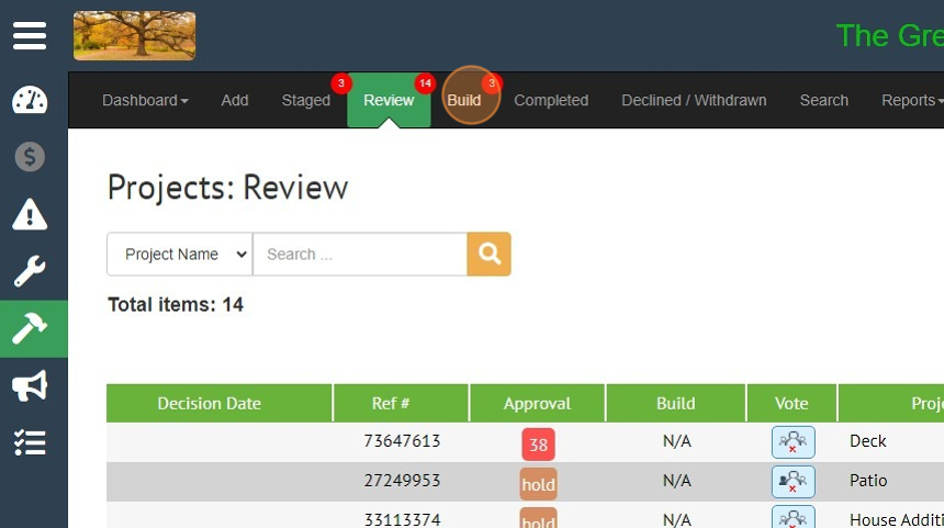 Screenshot of: Click 