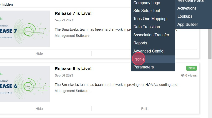 Screenshot of: Click 